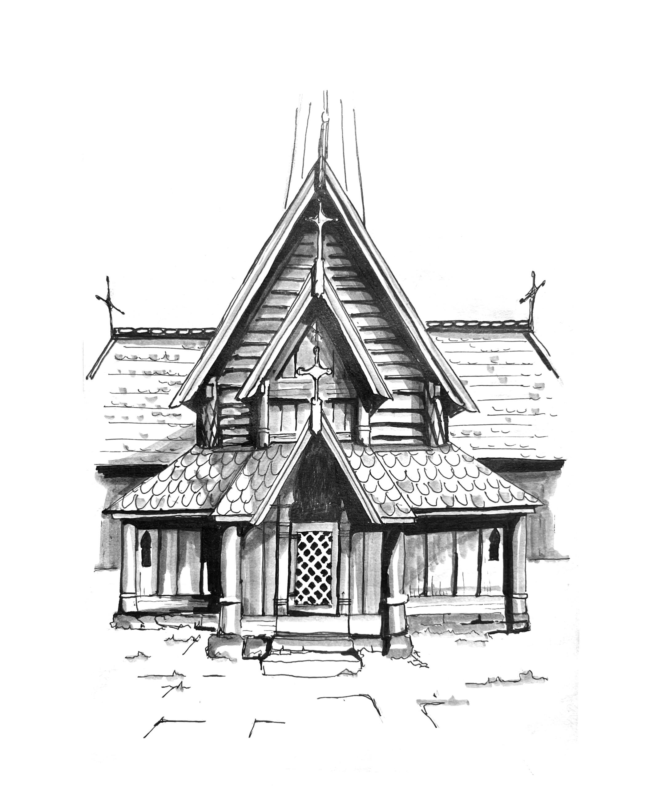 25_Stabkirche, Norwegen 2025